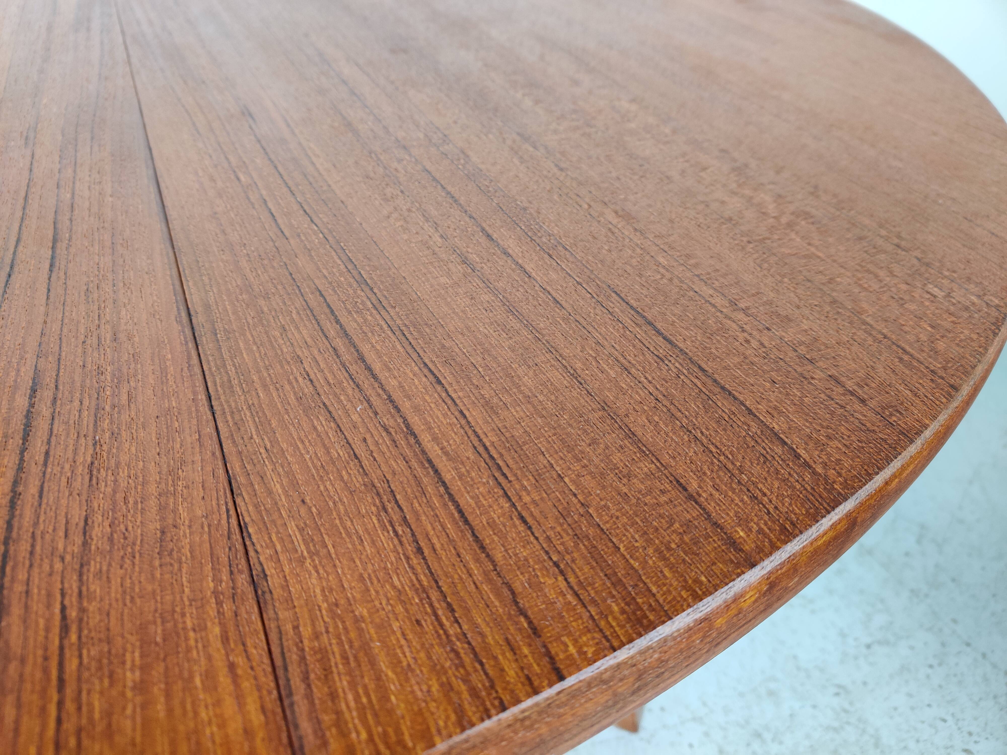 Scandinavian teak dining table, Denmark 1960s