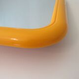 Plastic space age mirror, belgium 1960