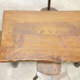 Dining table brutalist chairs in solid wood