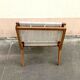 1950s armchair in solid teak and cotton rope