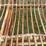 3-seater rattan bench from the 70s