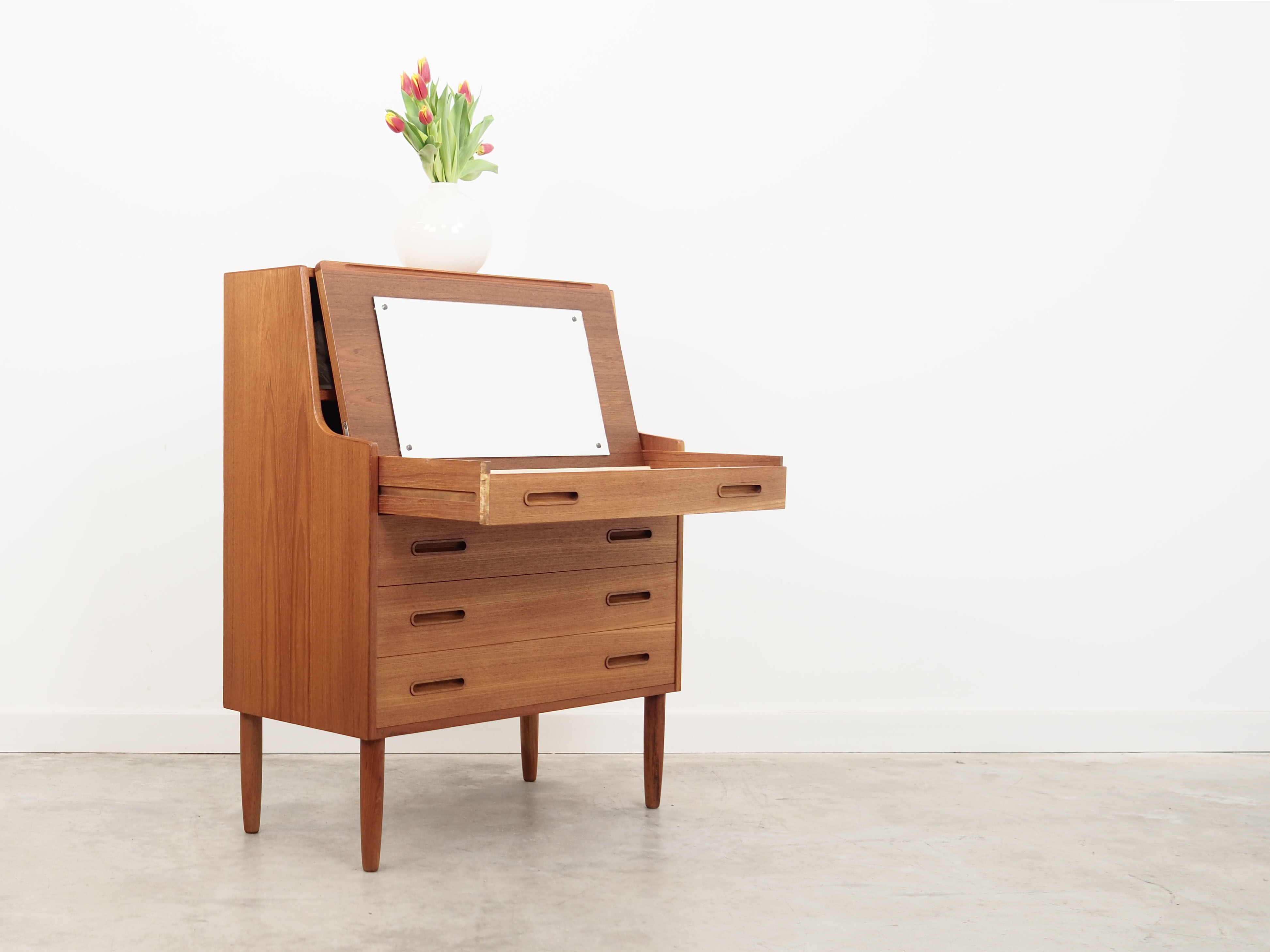 Teak secretary, Danish design, 1960s, production: Denmark