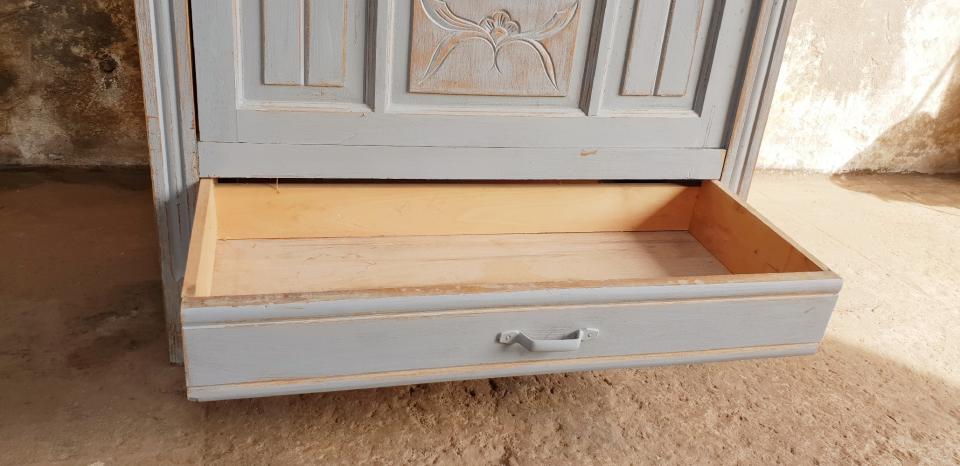 Art-deco style glazed cabinet