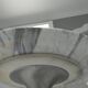 Table marble foot Tulip 1960