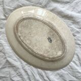 Oval ironstone dish Sévigné, HB & Cie Choisy le Roi