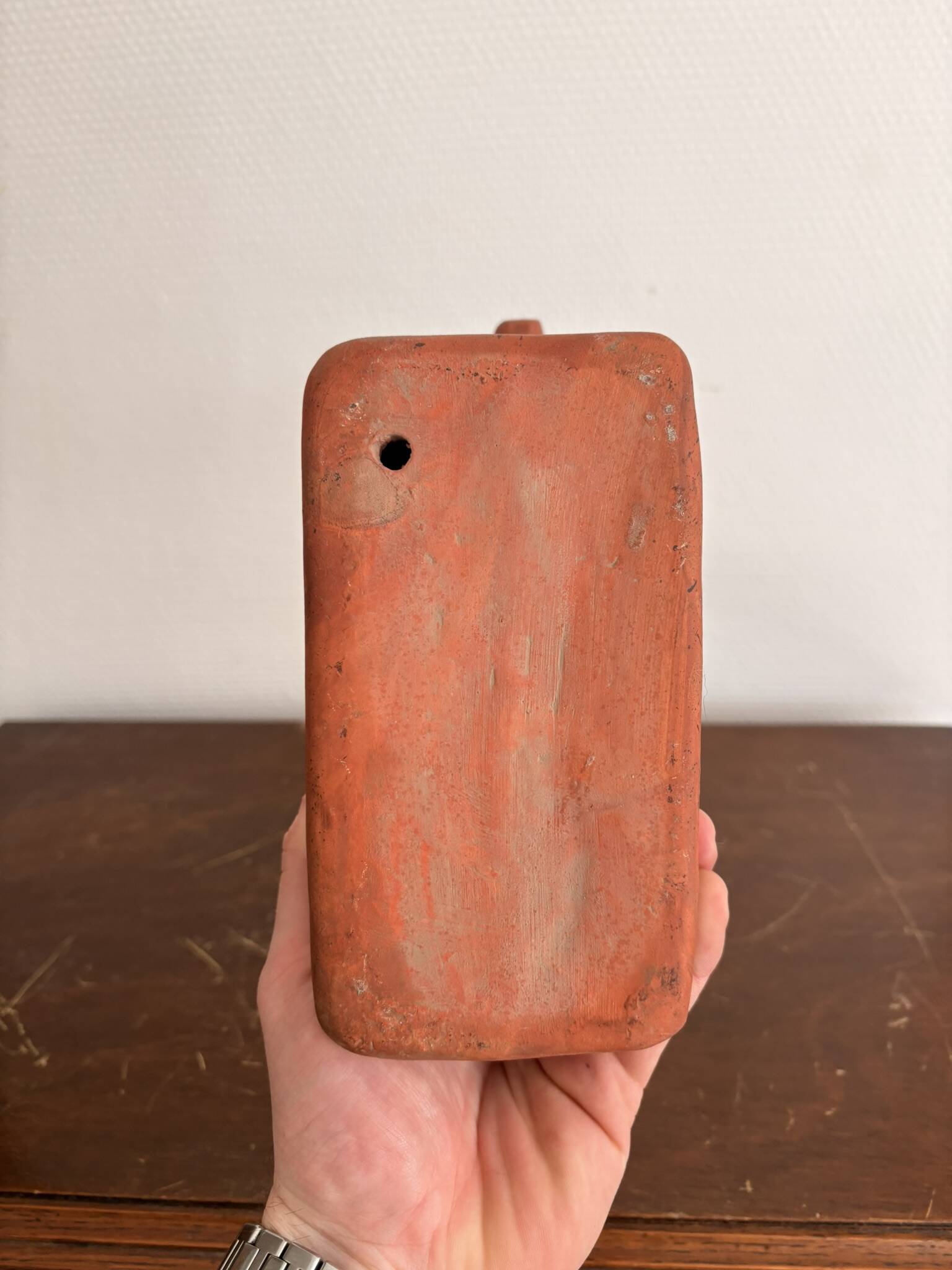 Ancient Chac Mool Sculpture Pre-Columbian Maya Toltec Terracotta Pottery