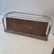 Antique aluminum coat rack with 5 hooks
