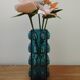 Vintage blue bubble vase (1960-1970) designed by Whilhelm Braun-Feldweg.