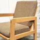 Fauteuil scandinave pied de poule