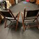 Pair of mahogany colonial armchairs