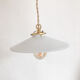 Suspension plate opaline ancienne