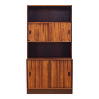 Bibliothèque en palissandre, design danois, années 1960, production : Danemark