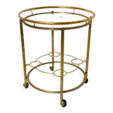 Round rolling table