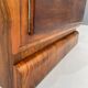 Restored Art Deco wardrobe with shelves, walnut veneer, Czechoslovakia, 1930s.