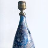 Mid-Century Design Art Studio Ceramic Table Lamp by Cacf Faenza, Italy, 1950s