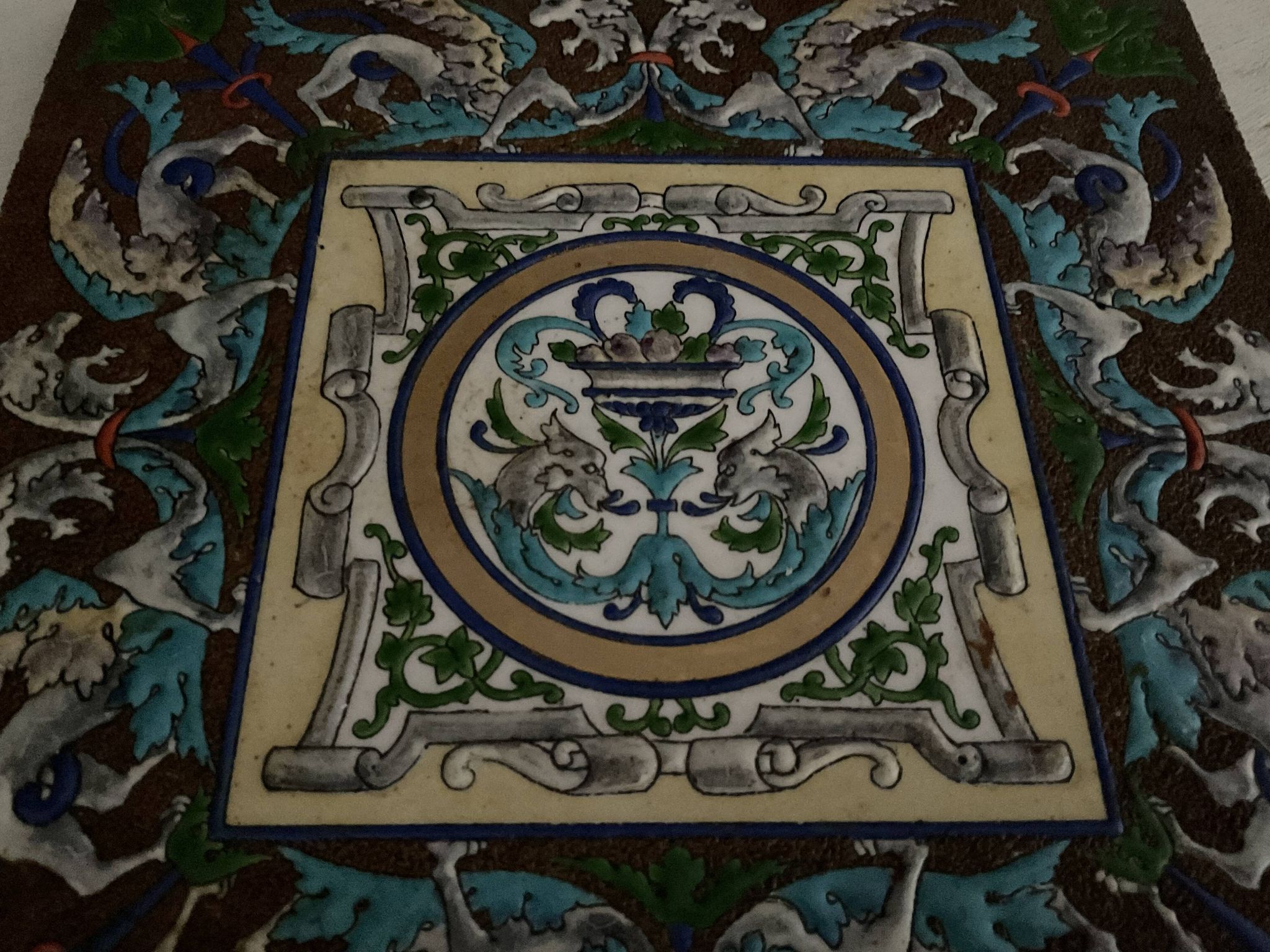 Faience tile and enamels, creil and montereau