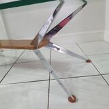 Coffee table with compass legs from the 60s
