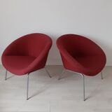 Pair of Walter Knoll armchairs model 369