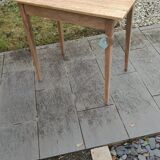 Old table made of raw wood