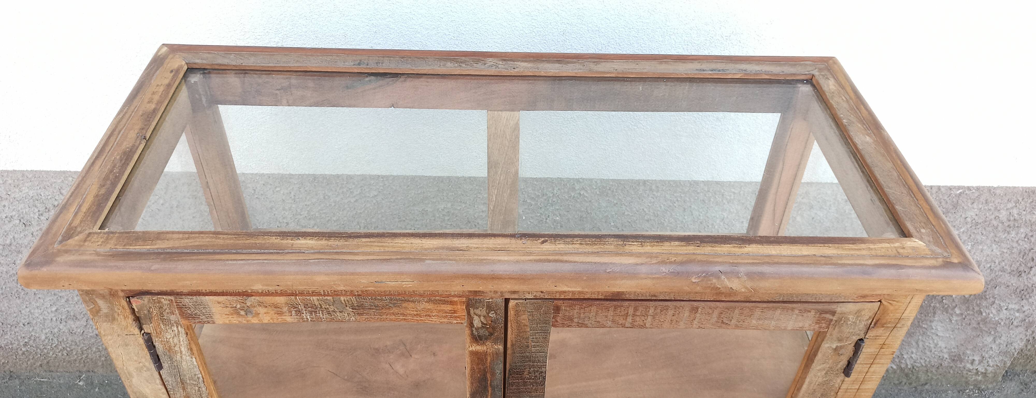 Wooden showcase