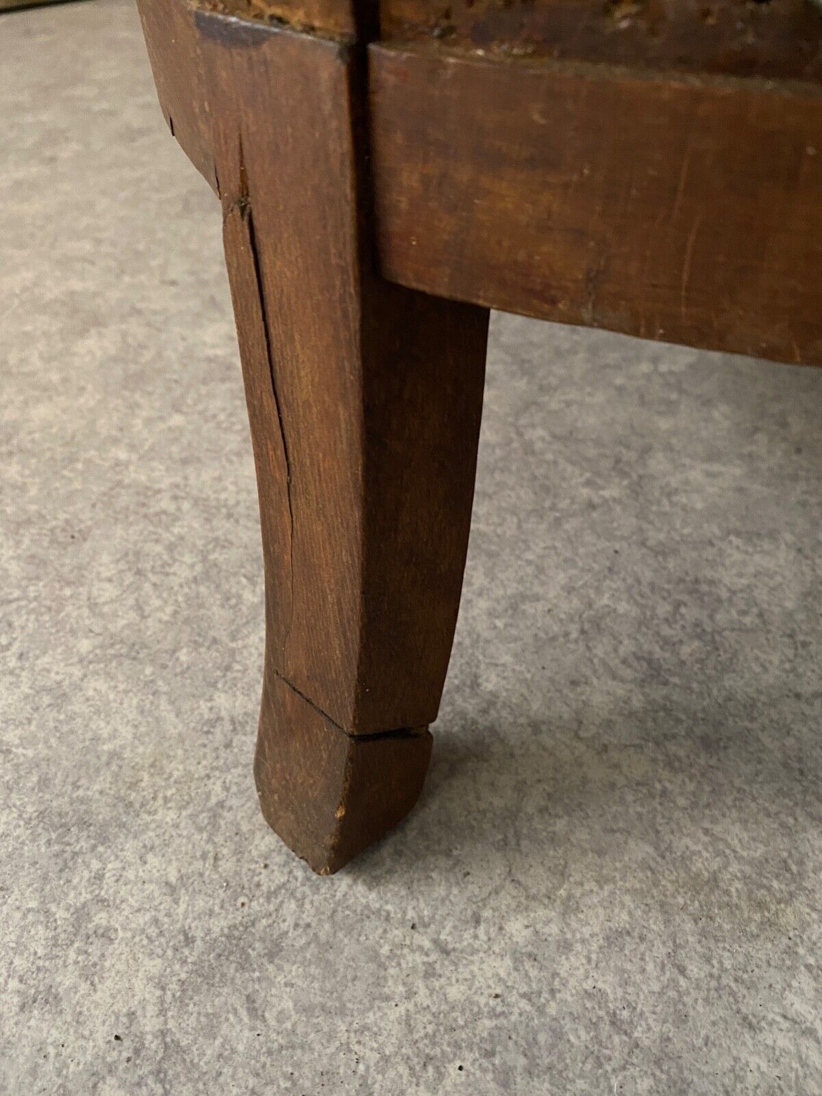 Sofa art deco 1930 geometric wood structure