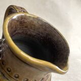 Italian Glazed Ceramic Vase – Sgraffito Engraving