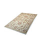 Handmade ziegler carpet cream wool floral area rug- 100x147cm