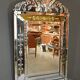 Important Venetian Mirror with Pediment, Italy – Early 20th Century