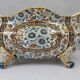 Jardinière en faïence de Gien XIXeme décor persan