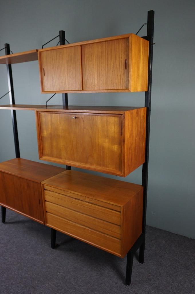 Royal System freestanding wall unit by Poul Cadovius