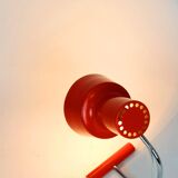 Lampe de Bureau Rouge par Josef Hurka pour Napako, 1960s