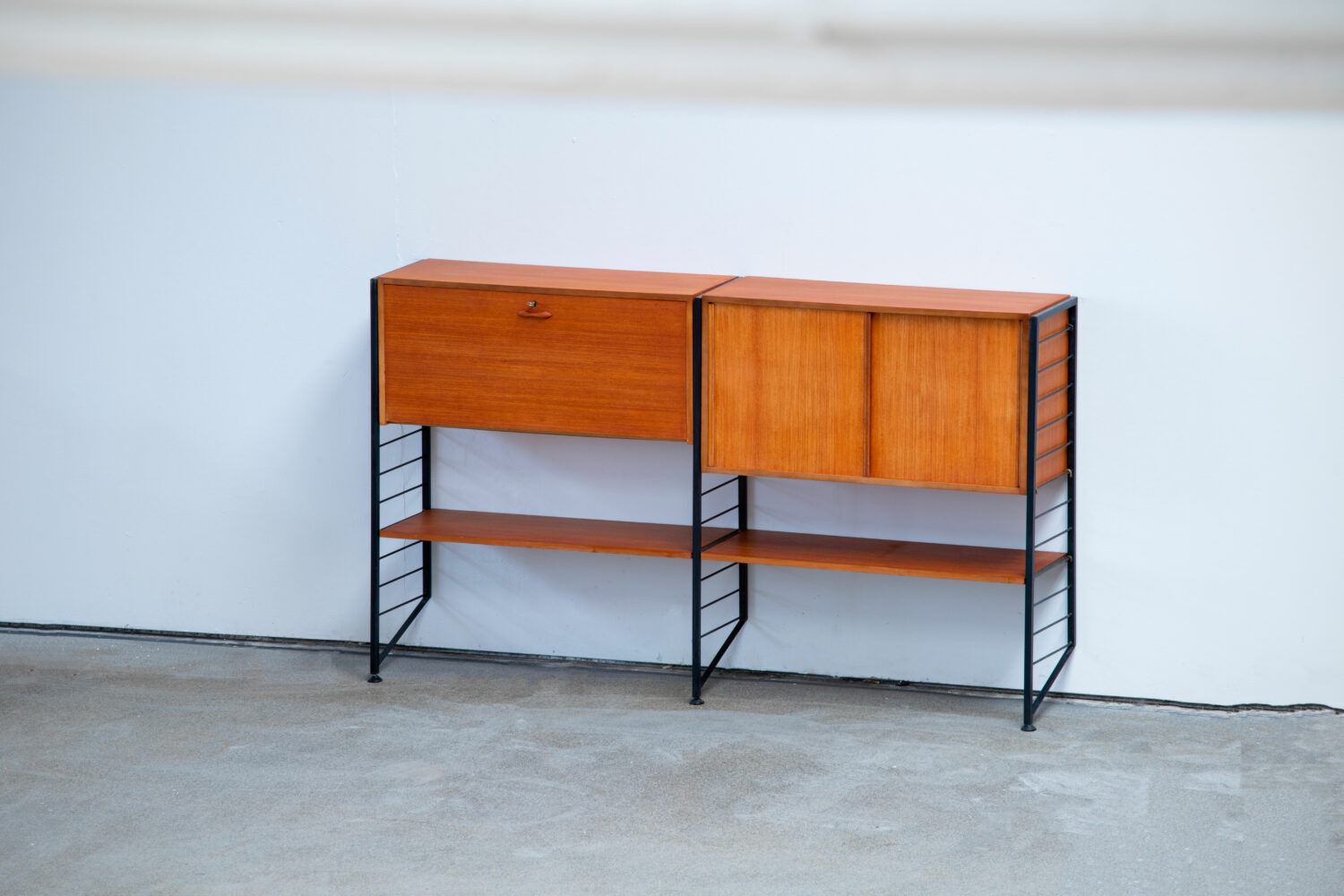 Library / Scandinavian Wall unit in teak 1960