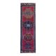 1970s vintage Turkish Oushak handmade wool runner 95x310
