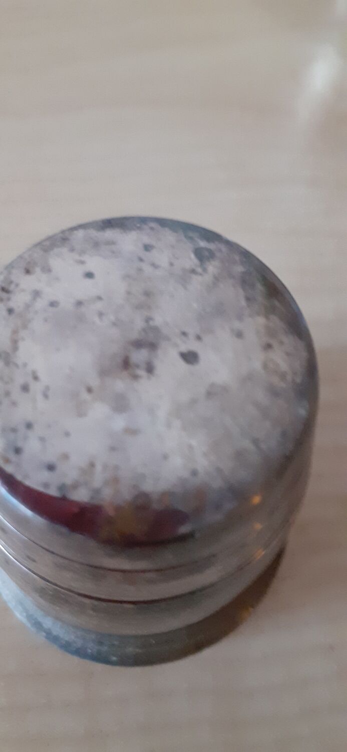 2 timpani silver metal with hallmarks