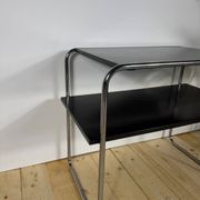 Table basse Bauhaus à deux niveaux par Marcel Breuer pour Thonet