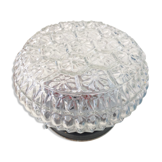 Round ceiling light 50s glass