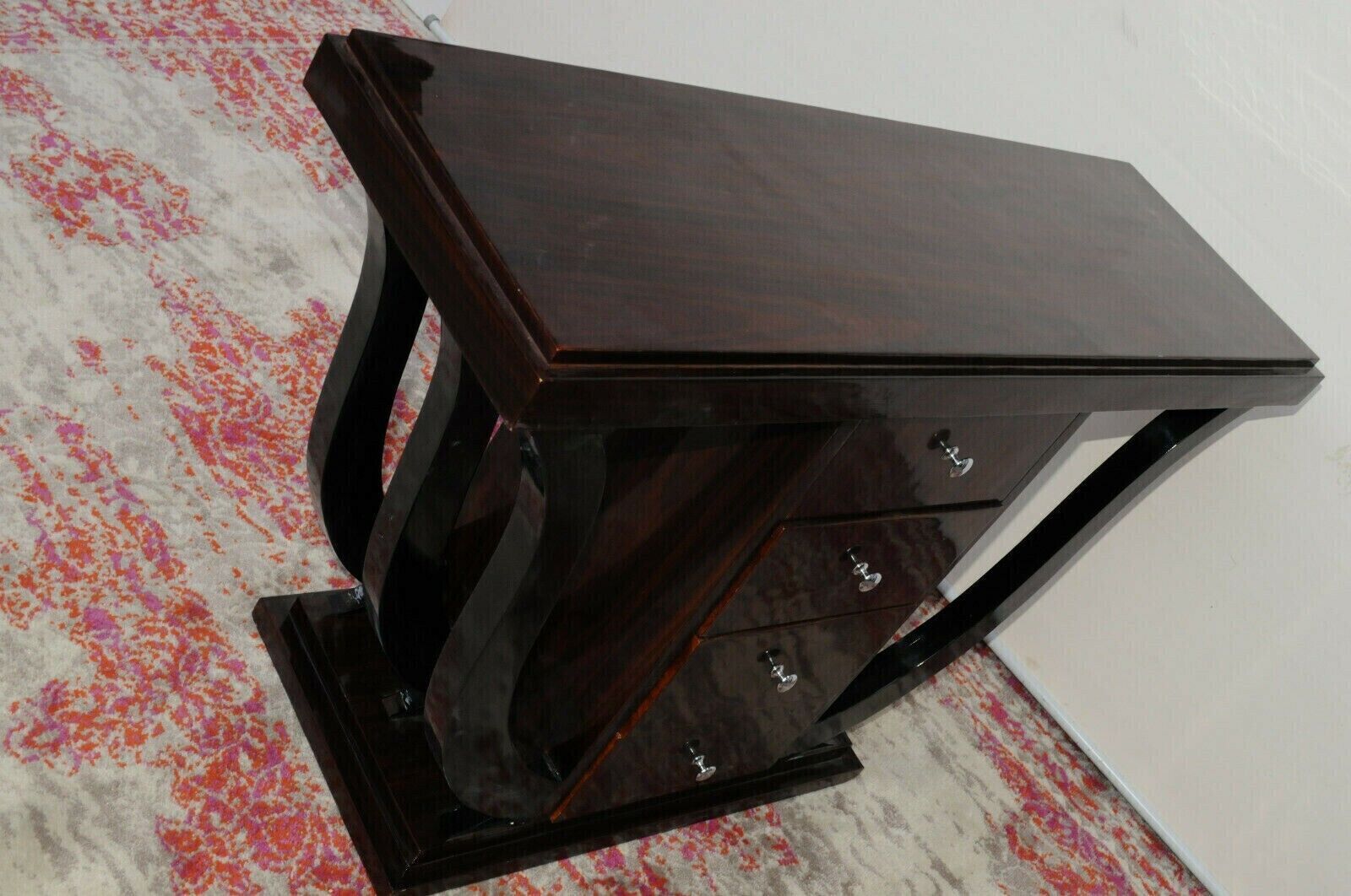 Art Deco console with 4 drawers