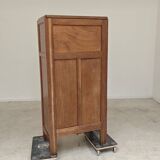 Antique wooden gramophone sideboard Art Deco France 1950