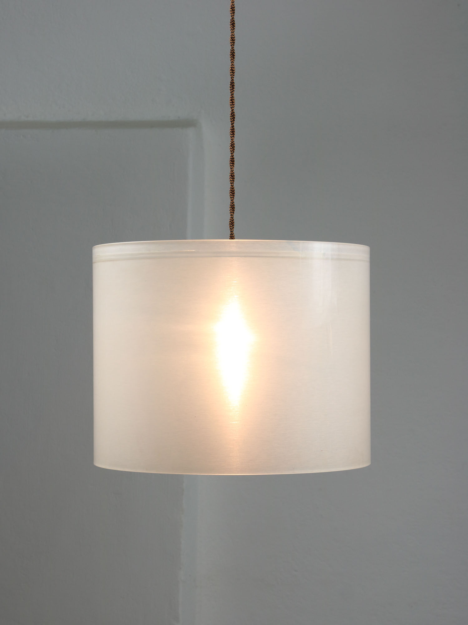 Italian vintage plexiglass pendant lamp, 80s