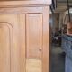 Parisian wardrobe in vintage pine old manufacture 1950