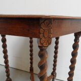 Antique oak sidetable