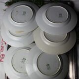 Lot of 6 flat plates "Modern Style"