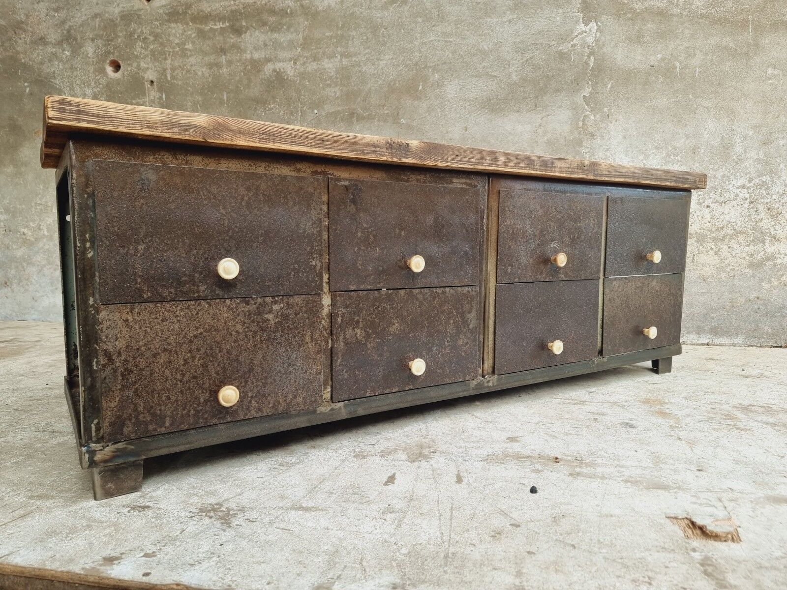Industrial chest of drawers TV cabinet or sideboard
