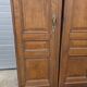 6 solid oak partition doors, 277cm in height (exceptional model)