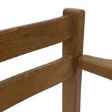 Vintage chair in webbing and pinewood from the 70s minimalist design