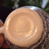 Set of six cups and saucers in opaline, vintage, RIVANEL