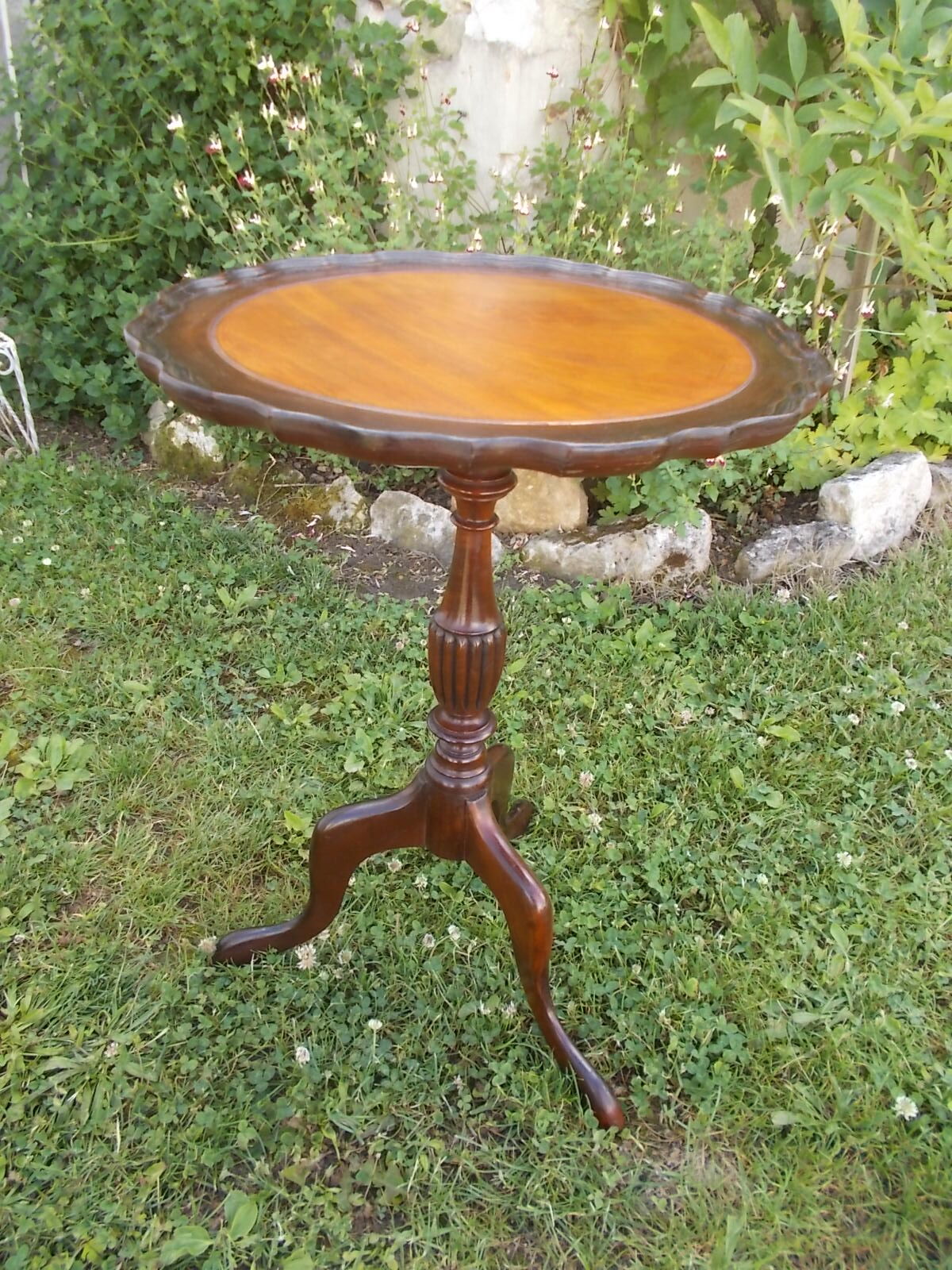 Mahogany pedestal table