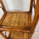 Vintage rattan shelf