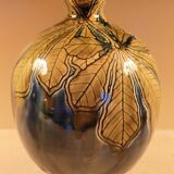 Old vintage art nouveau ceramic vase signed