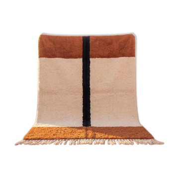 Tapis en en laine naturelle traditionnelle artisanale traditionnelle 2/3 m